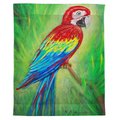 Betsy Drake 24 x 30 in. Red Macaw Outdoor Wall Hanging TP033